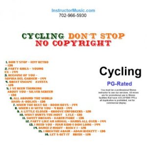 Cycling Don't Stop (Royalty Free)