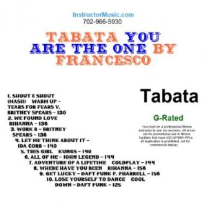 Tabata You Are the One by Francesco