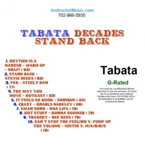 Tabata Decades Stand Back