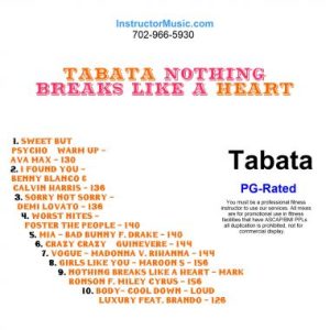 Tabata Nothing Breaks Like a Heart